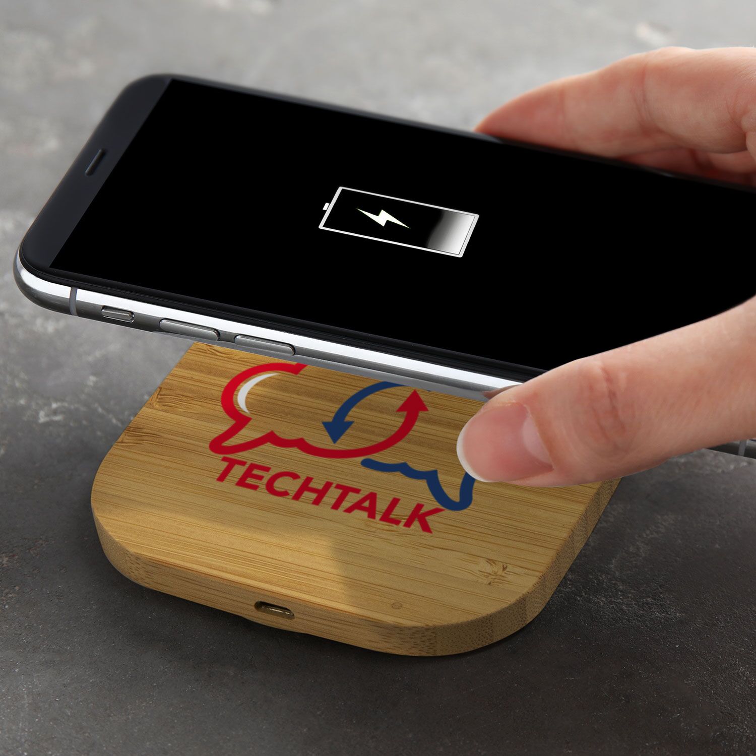 Vita Bamboo Wireless Charger – Square