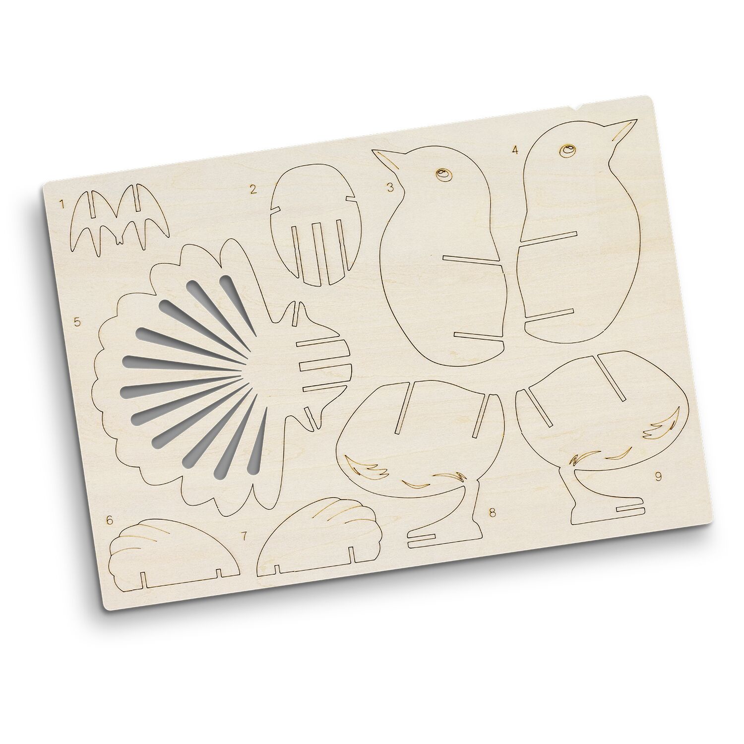 BRANDCRAFT Fantail Wooden Model