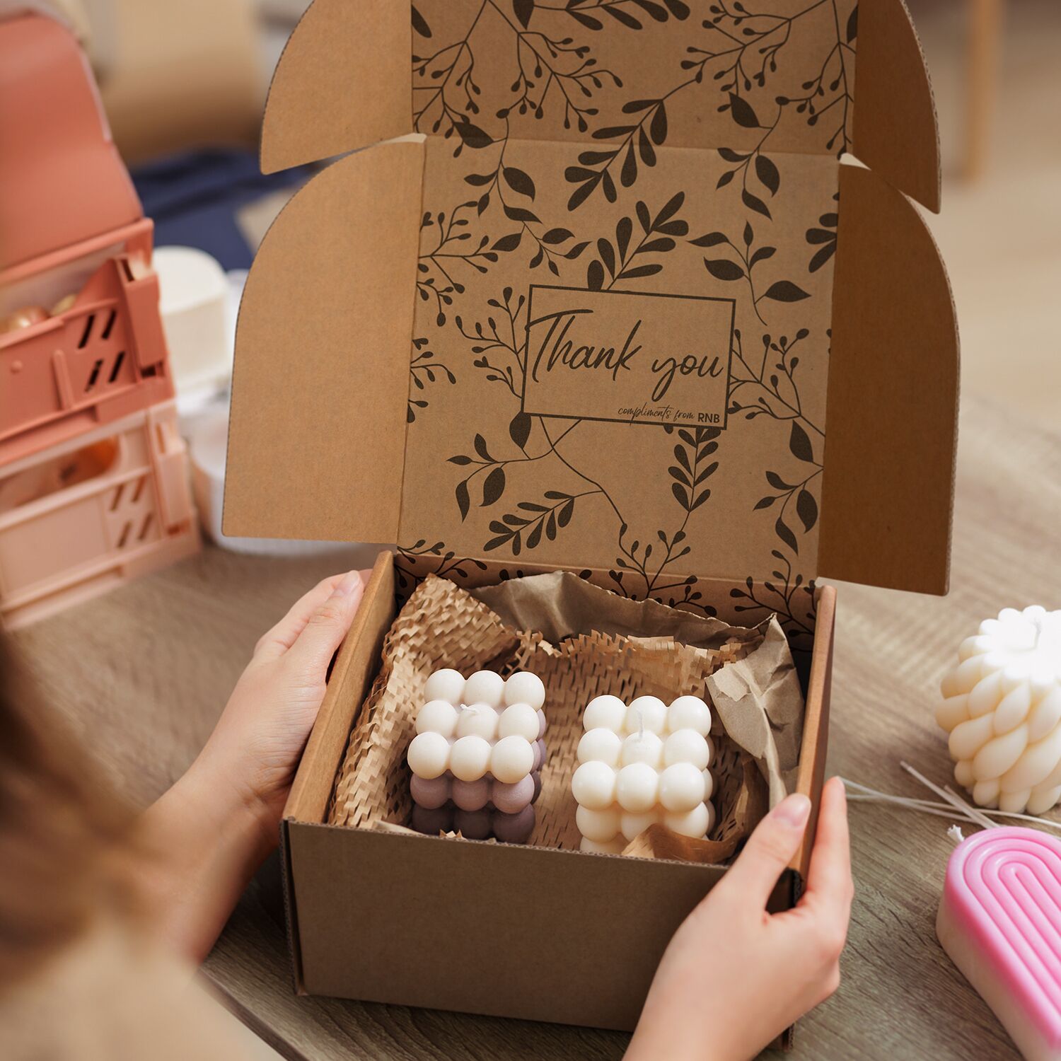 Die Cut Box with Locking Lid – 167x167x83mm