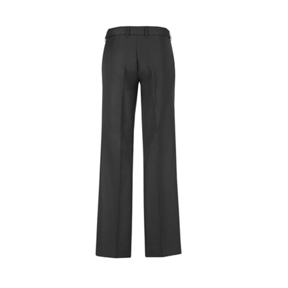14015_charcaolback Ladies Mid Rise Adjustable Waist Pant
