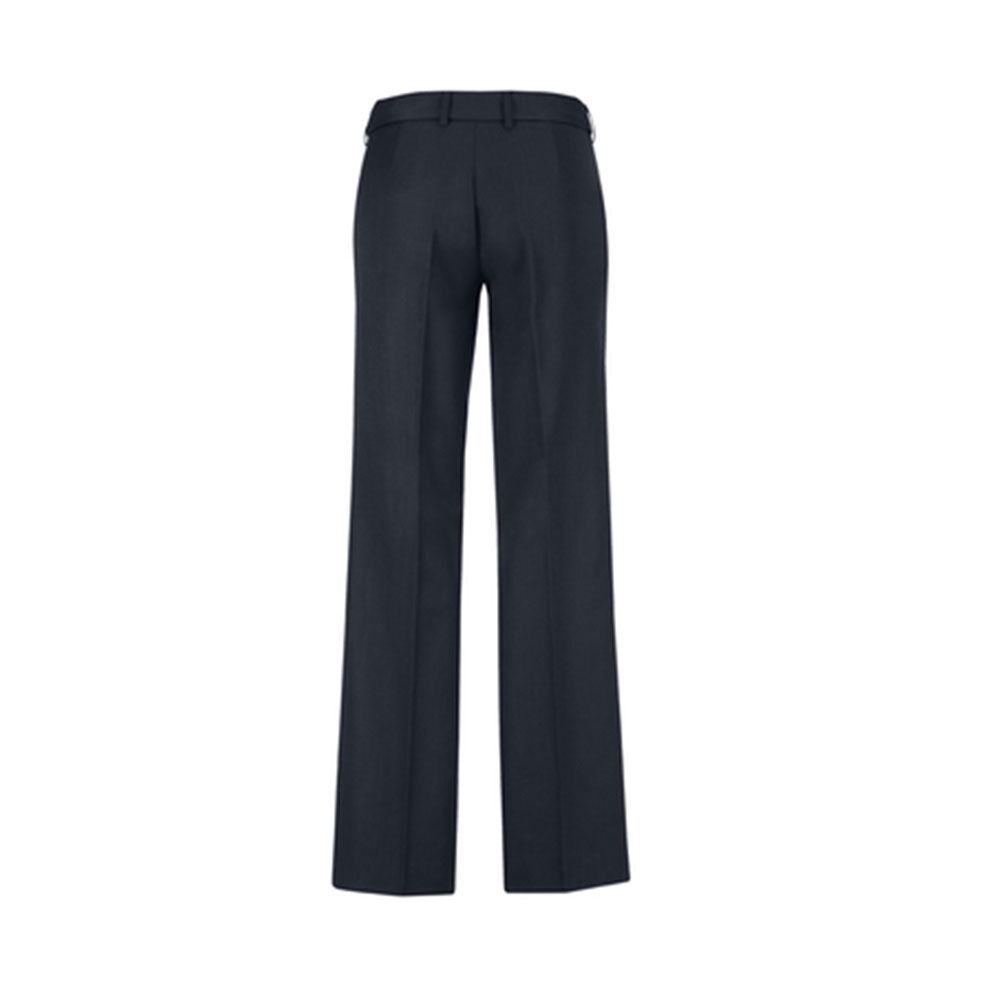 14015_navyblueback Ladies Mid Rise Adjustable Waist Pant