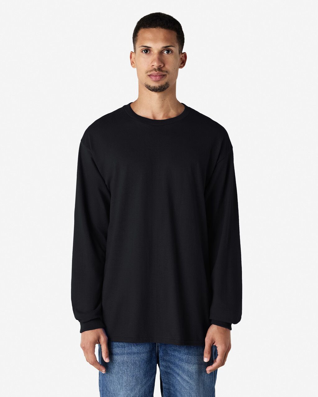 2400_Black_01__96722 Express Ultra Cotton Adult L/S Tee