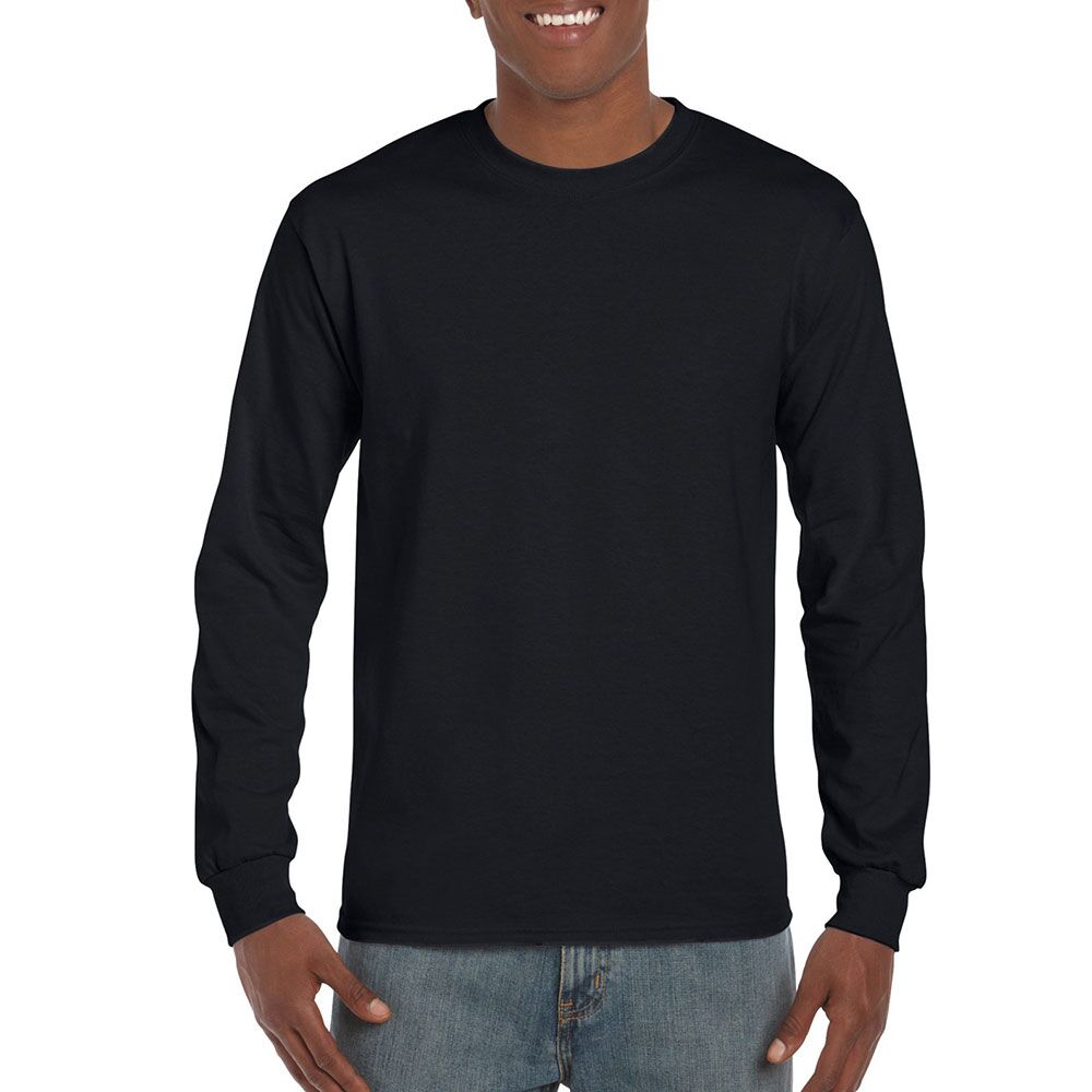2400_black Adult Long Sleeve T-Shirt