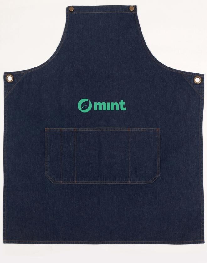 East Village Denim Bib Apron