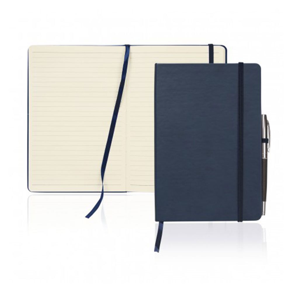 C460_navyblue Executive A5 Notebook
