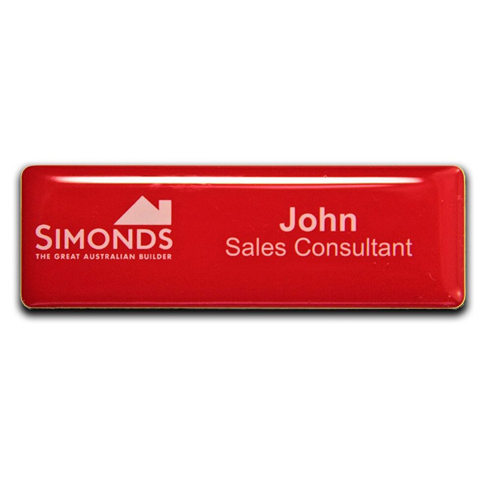 C76_sample4 Classic Name Badge 76 x 25mm