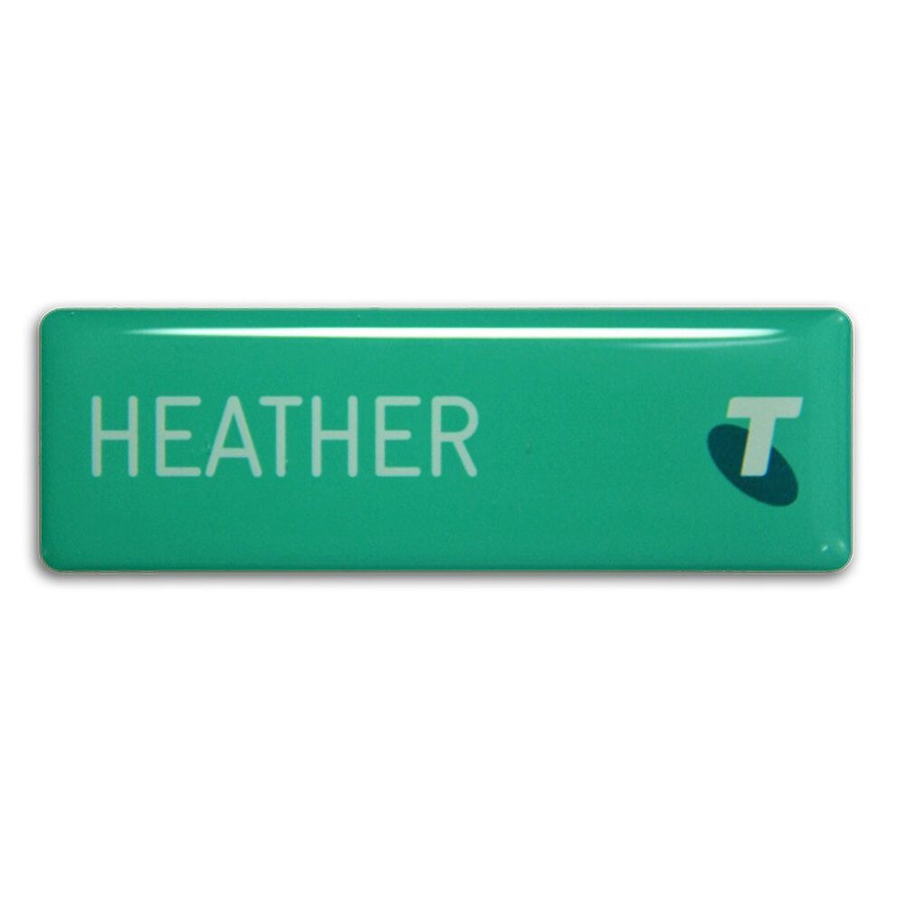 C76_sample6 Classic Name Badge 76 x 25mm