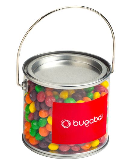 Medium PVC Bucket with Skittles 400g