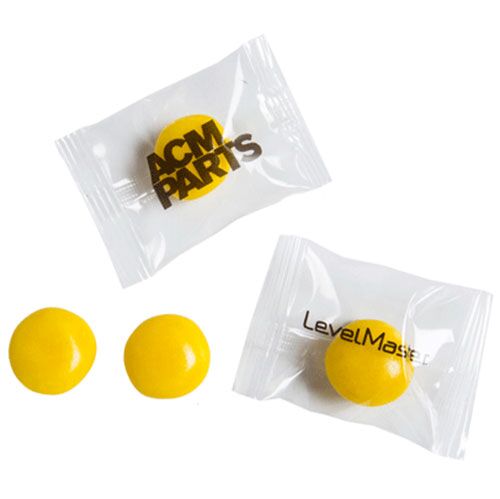 Individually Wrapped Yellow Big Chewy Fruits 3g