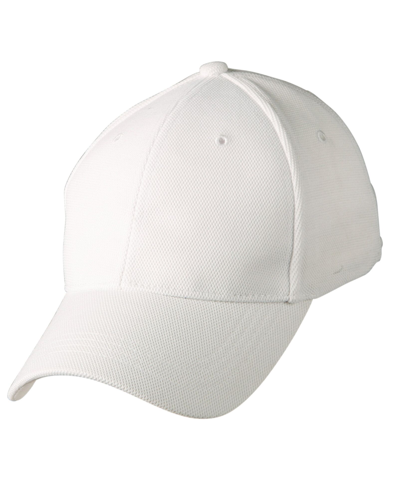 CH77_White_l Pique Mesh Cap