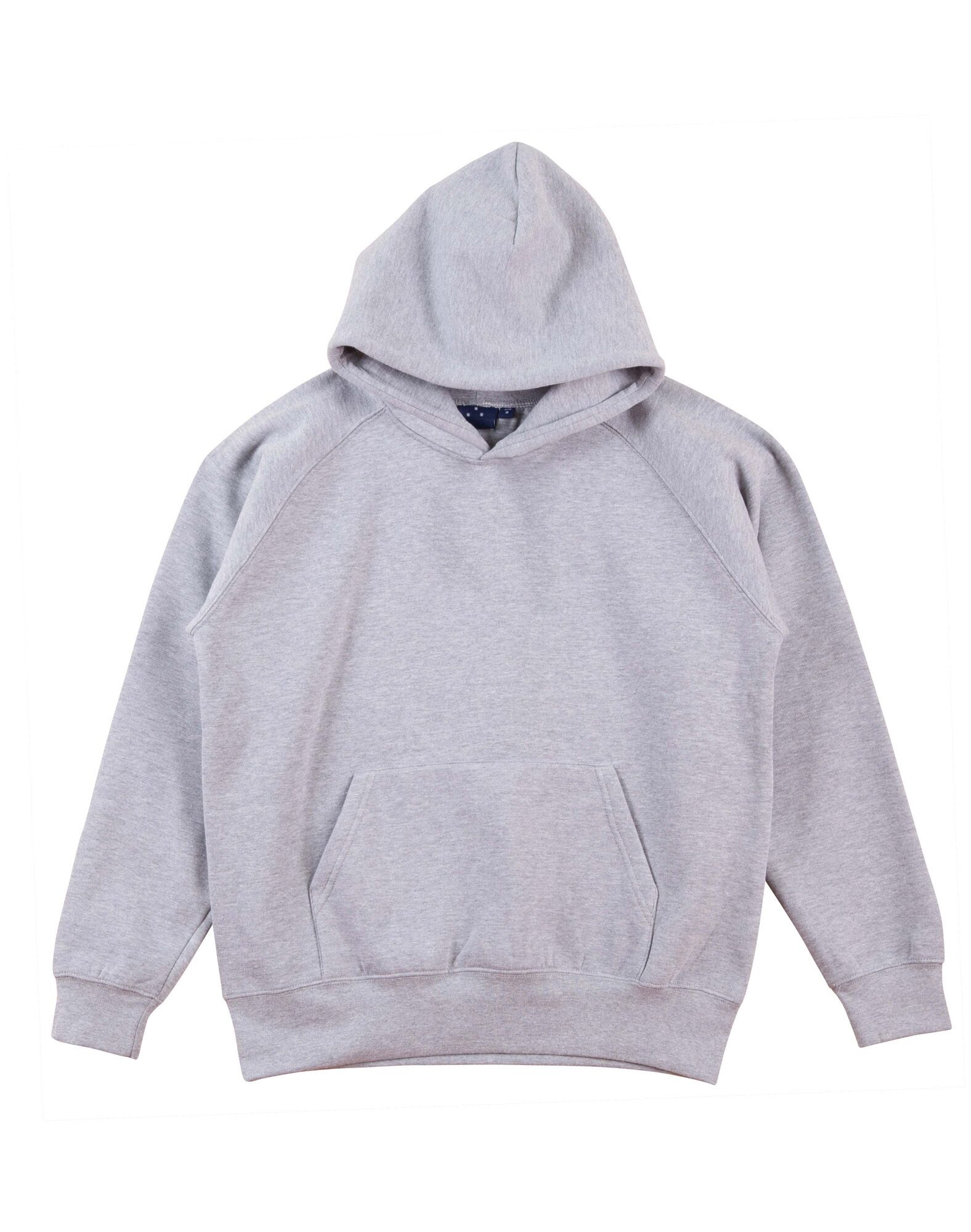 FL07K_Grey_l Warm Hug Kids’ Fleece Hoodie