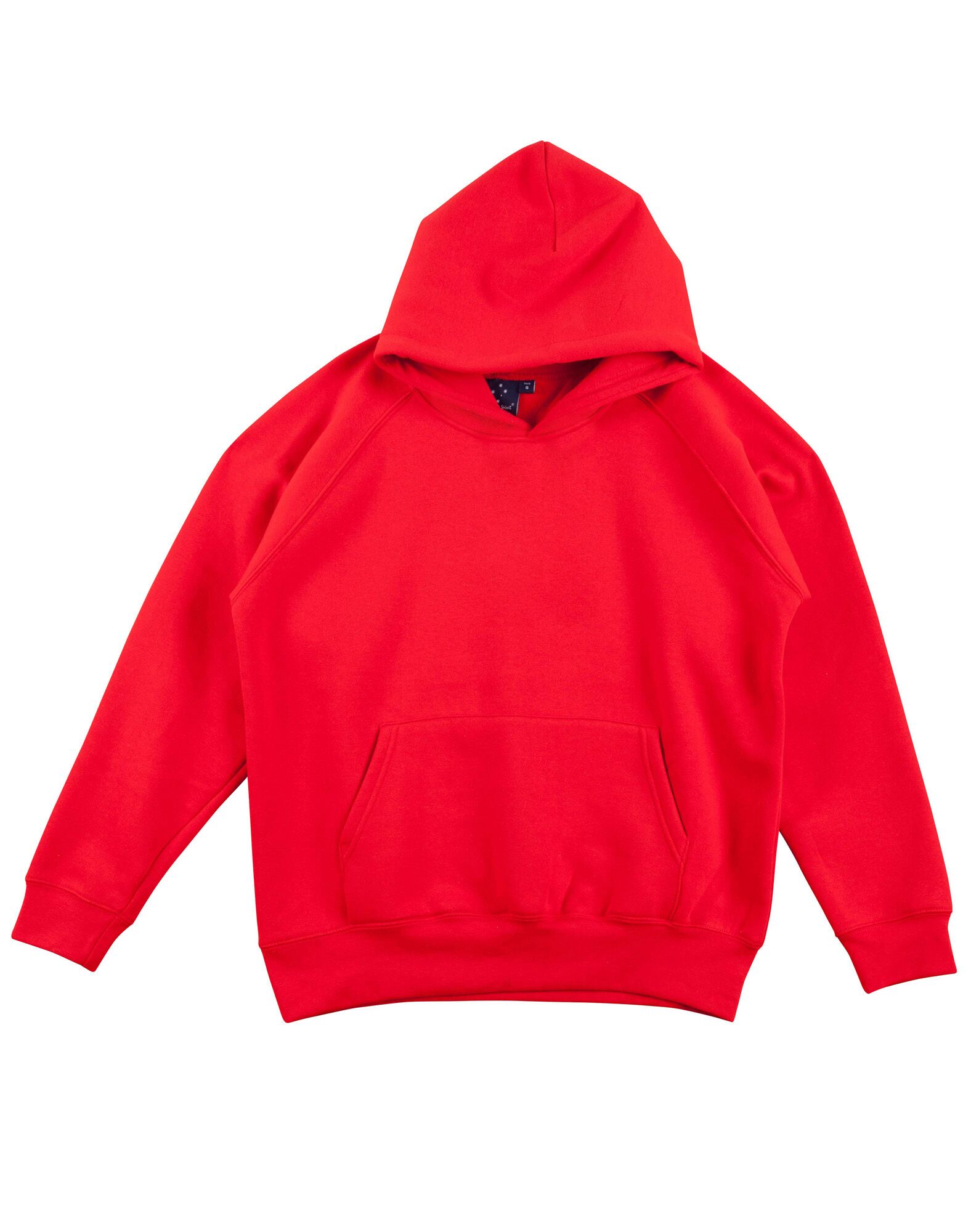 FL07K_Red_l Warm Hug Kids’ Fleece Hoodie