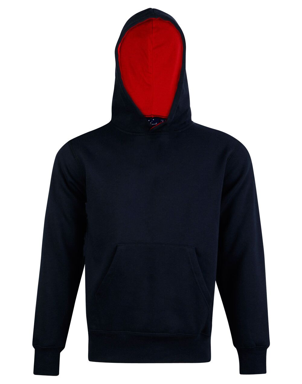 FL09K_NavyRed_l Passion Fleece Hoodie Kids’