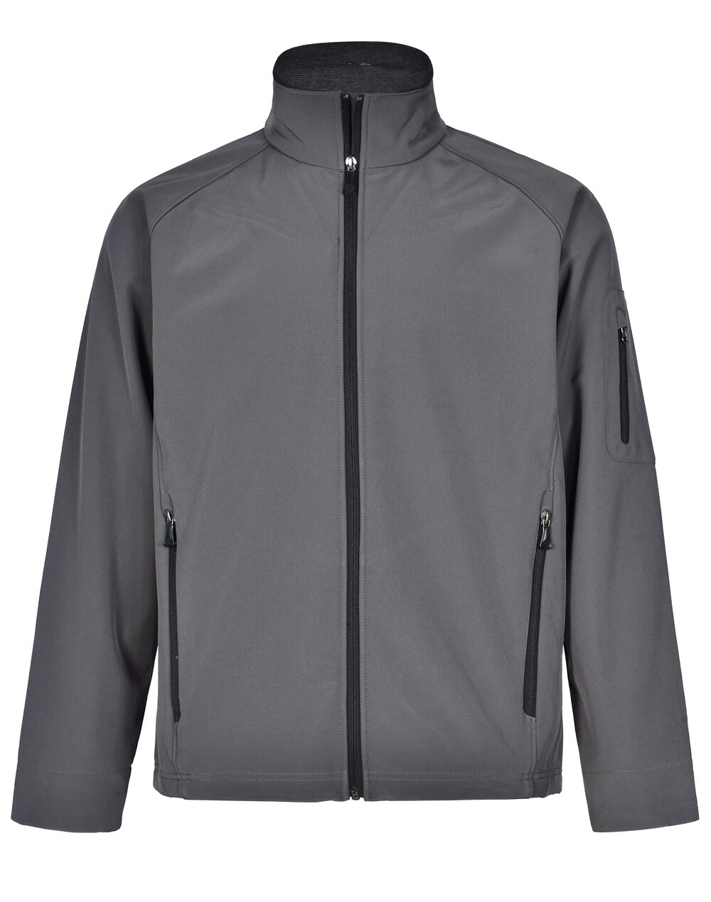 JK23_Charcoal_l Men’s Softshell High-Tech Jacket