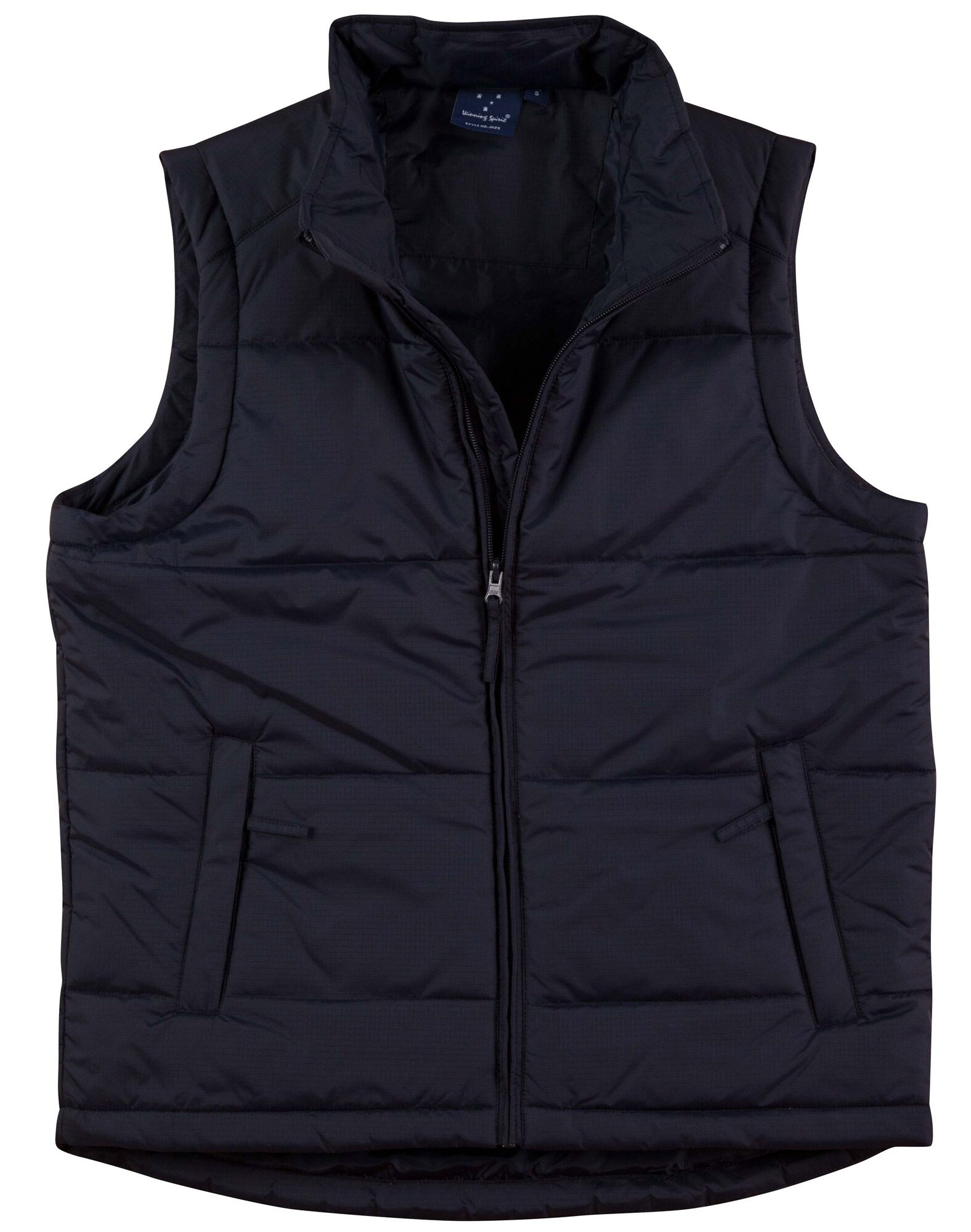 JK29_Navy_l Rip-stop Padded Vest Men’s