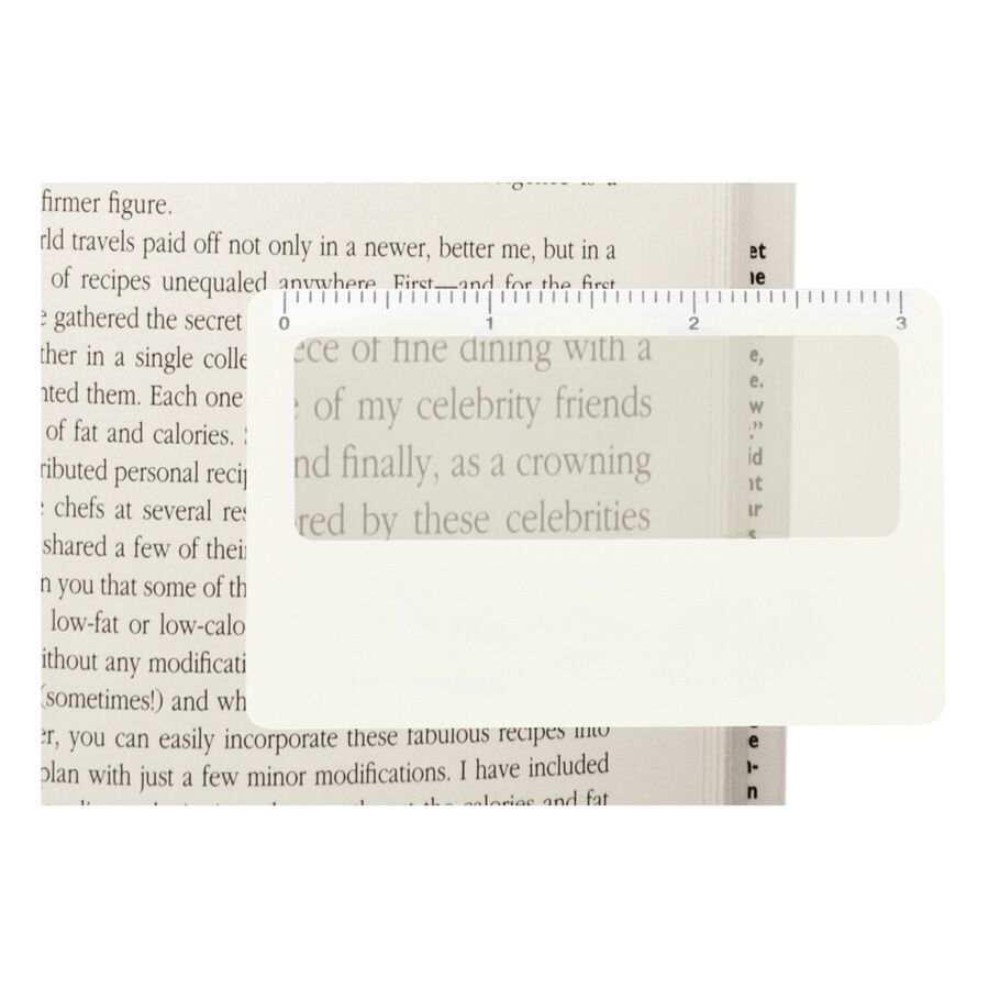 Pocket Ruler Magnifier with Sleeve