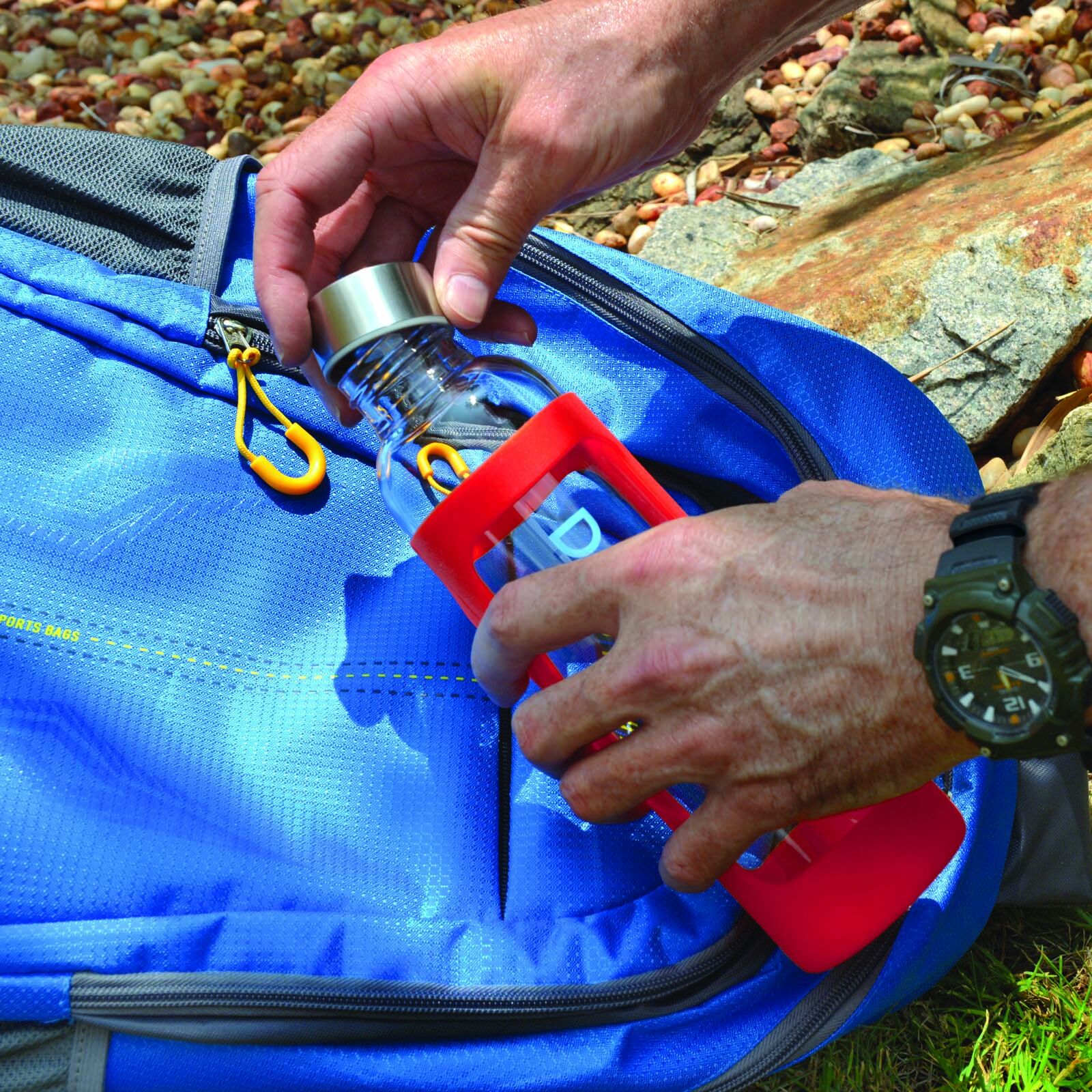 Capri Glass Bottle / Silicone Sleeve