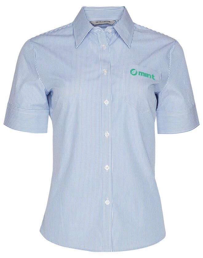 Women’s Balance Stripe Short Sleeve Shirt