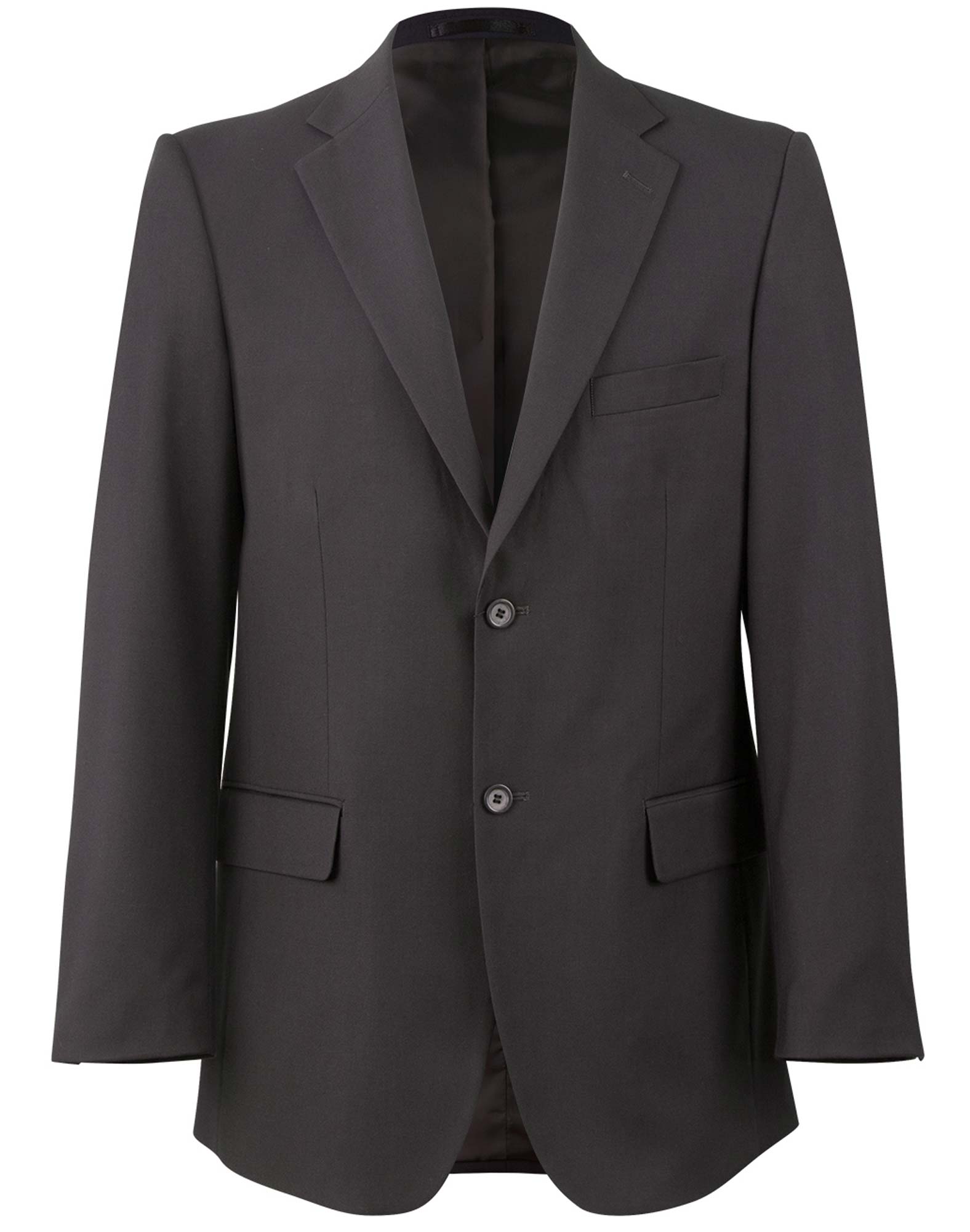 M9130_Charcoal_l Men’s Poly/Viscose Stretch Jacket