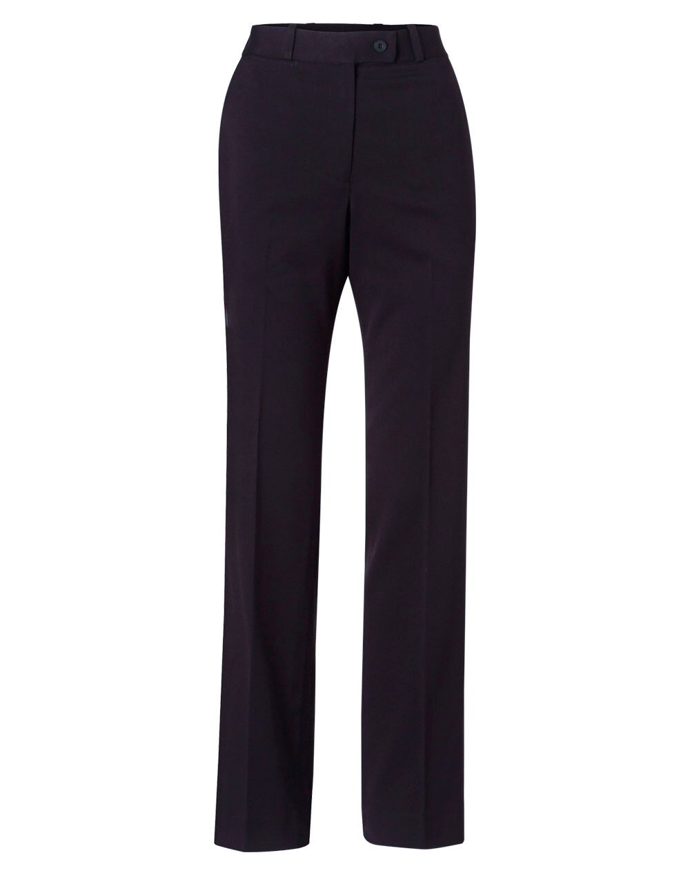 M9440_Navy_l Women’s Poly/Viscose Stretch Flexi Waist Pants