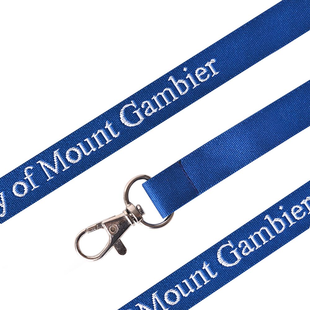 PCL12_reflexblue Woven Lanyard