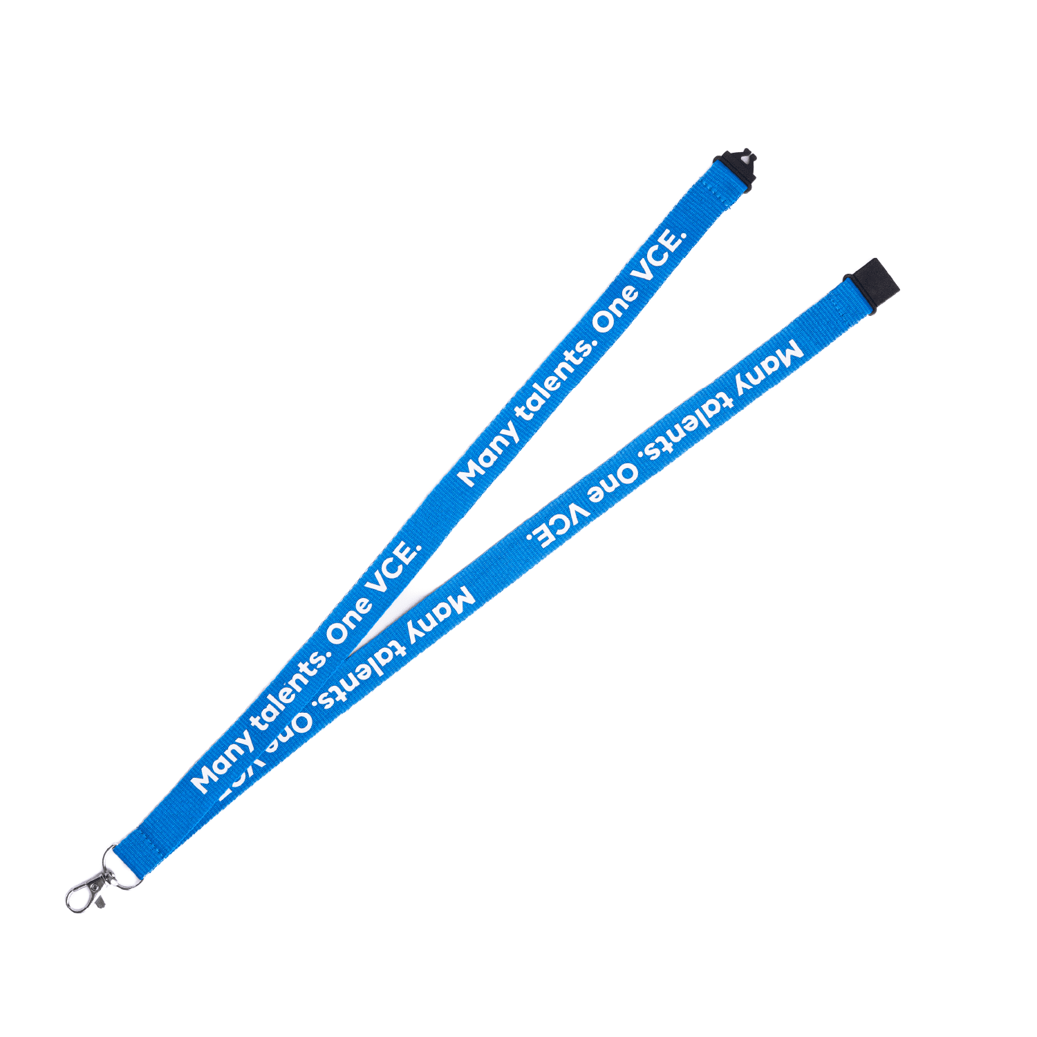 Flat Ribbed Lanyard 25mm Wide With Swivel Clip