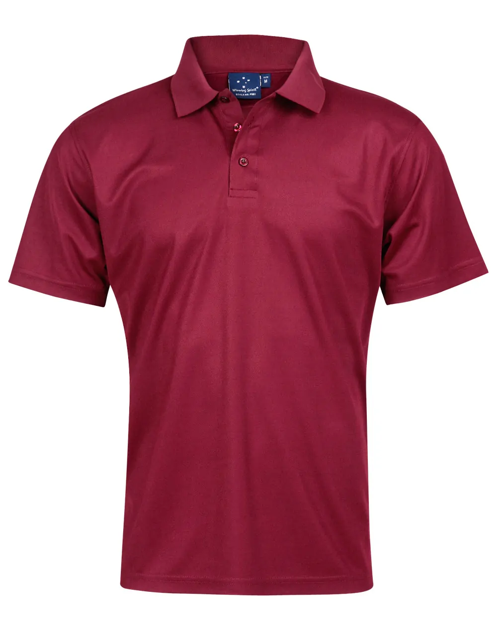 PS81_Maroon_l Verve Mens Polo