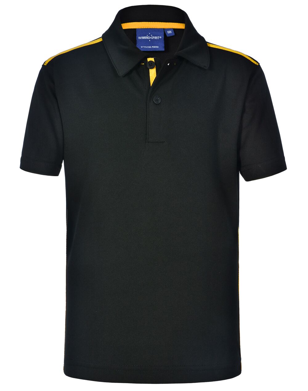PS83K_BlackGold_l Staten Polo Shirt Kid’s