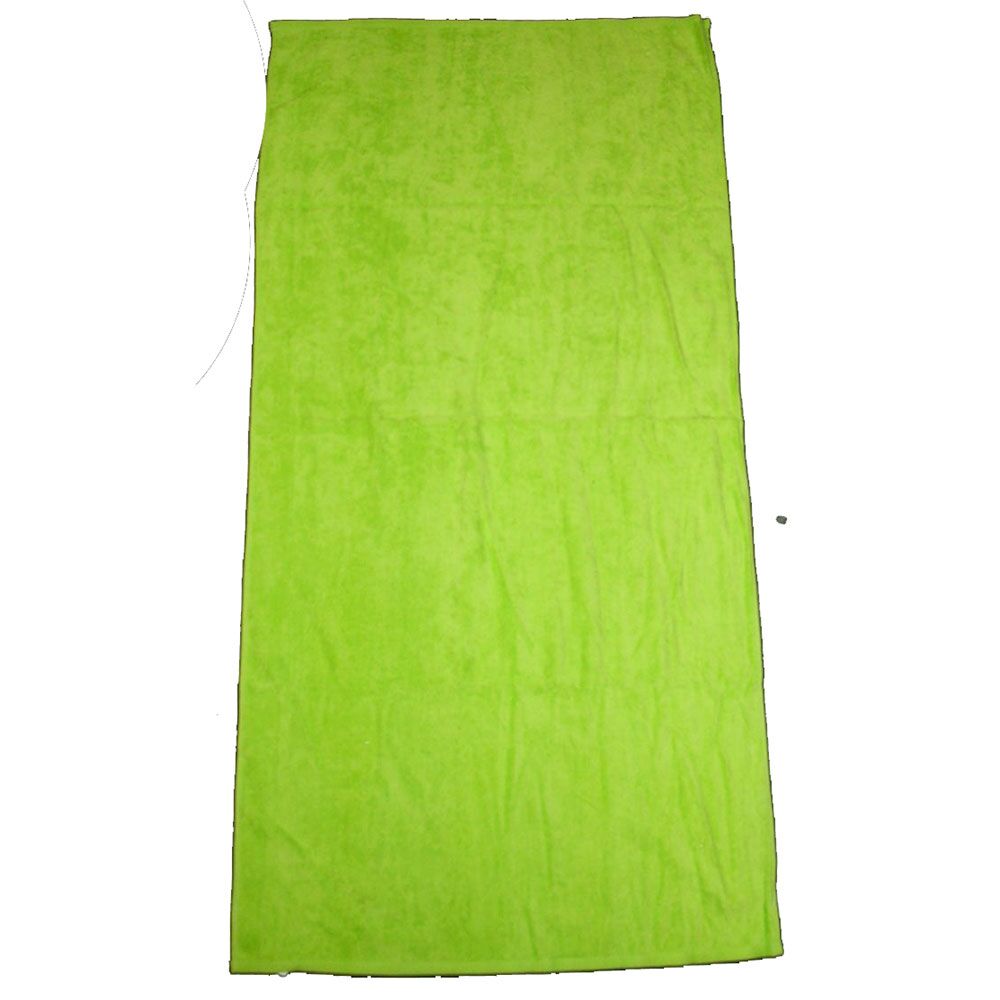 SG113_lime Signature Beach towel