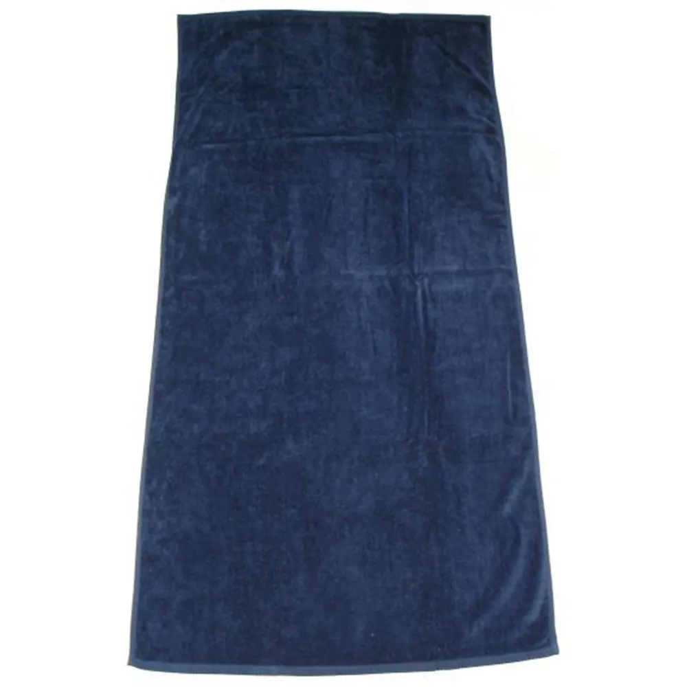 SG113_navyblue Signature Beach towel