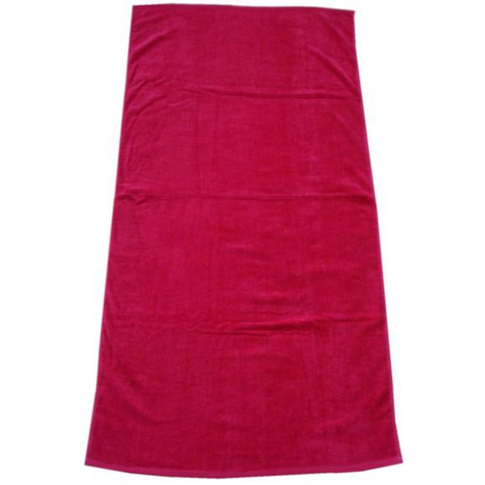 SG113_pink Signature Beach towel