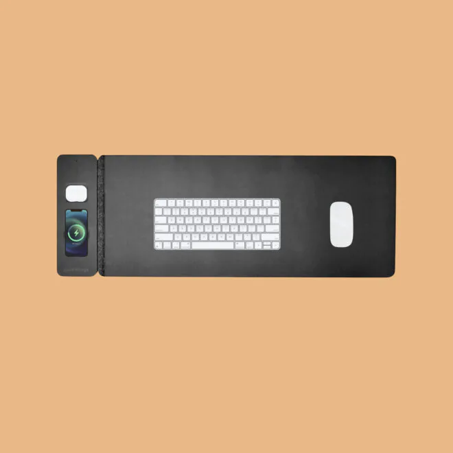 Double Sides Wireless Charging Desk Mat