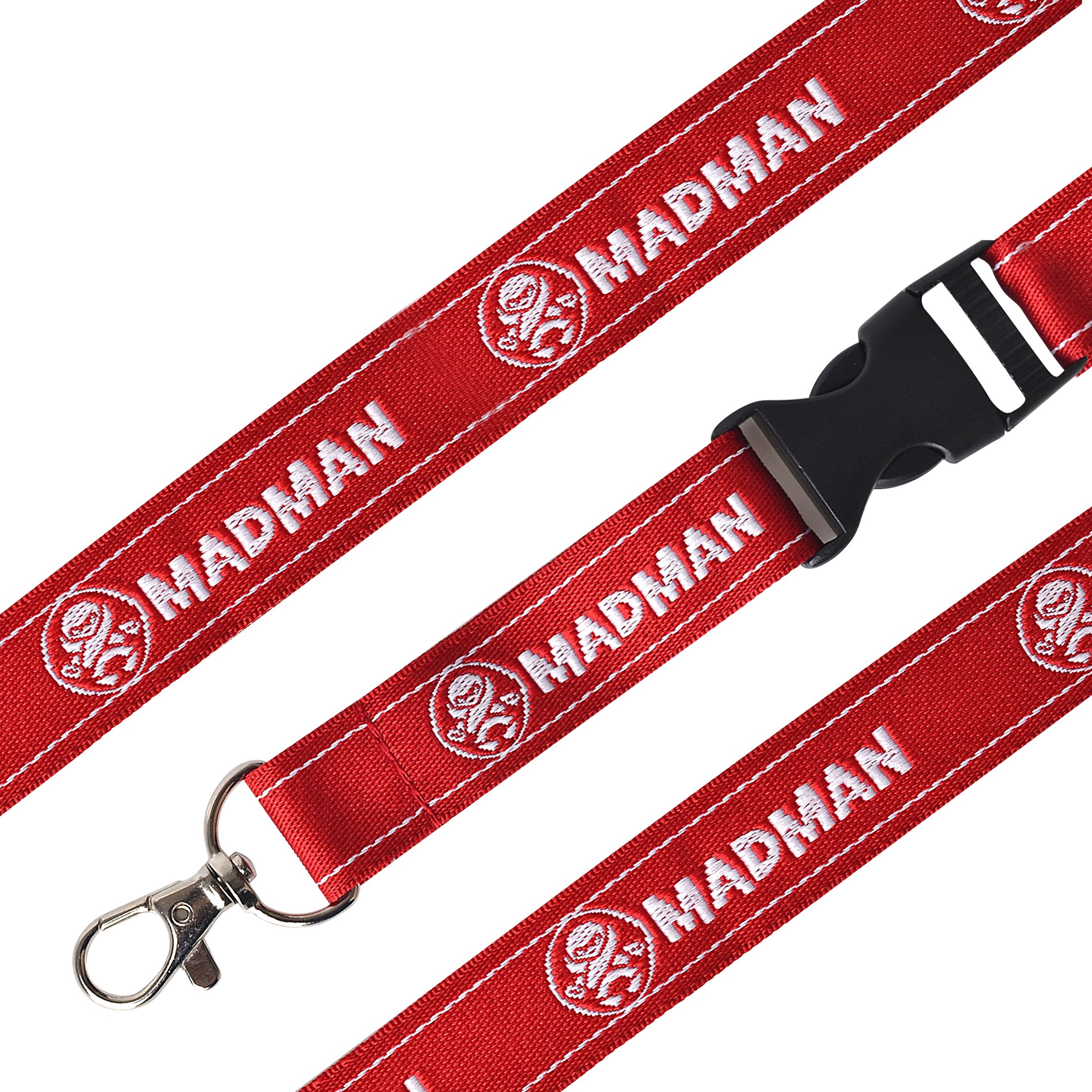 dark red Woven Lanyard