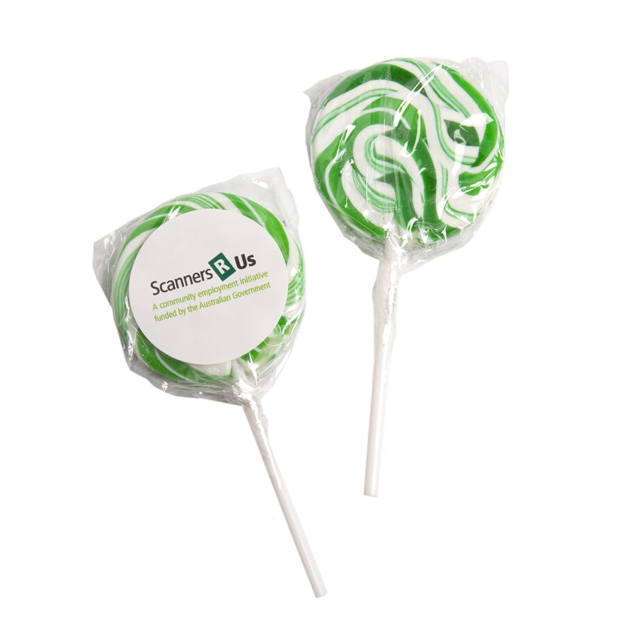 Medium Candy Lollipops – Green
