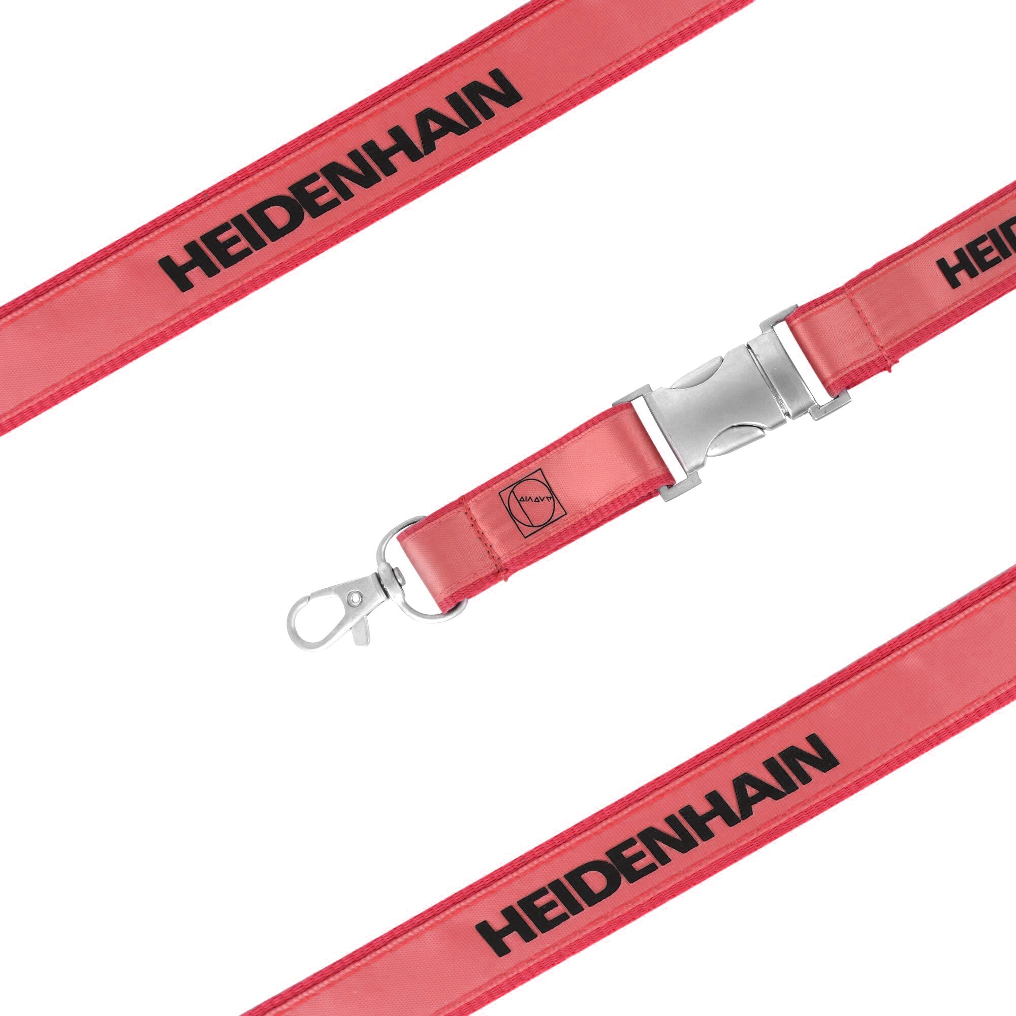 red Poly Satin Lanyard
