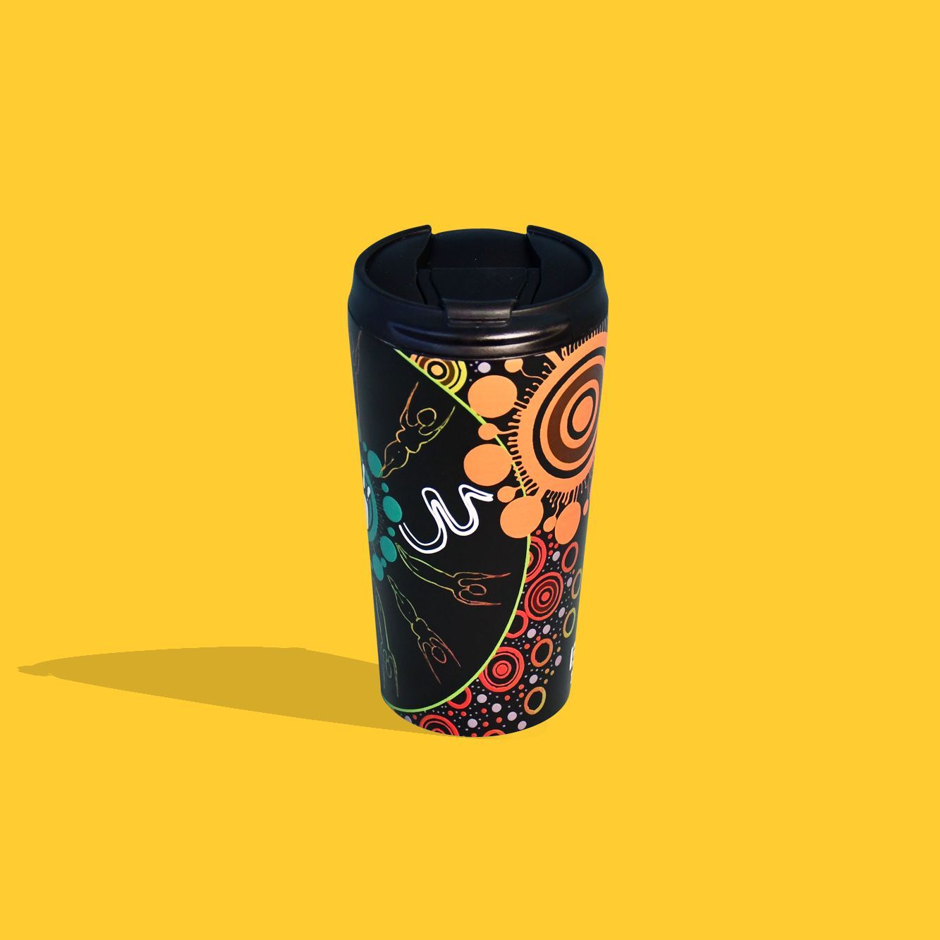 sRKgMEaU 3D Textured Travel Cup